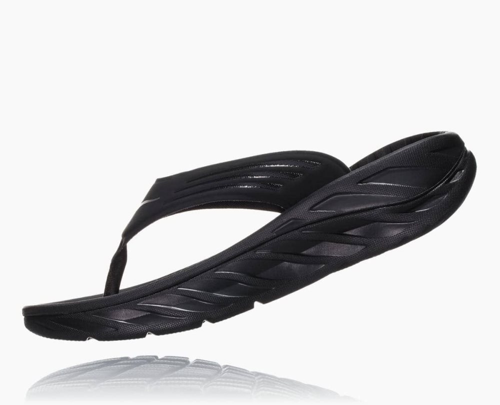 Tong Hoka ORA Femme Noir Grise Foncé | AMZE04975