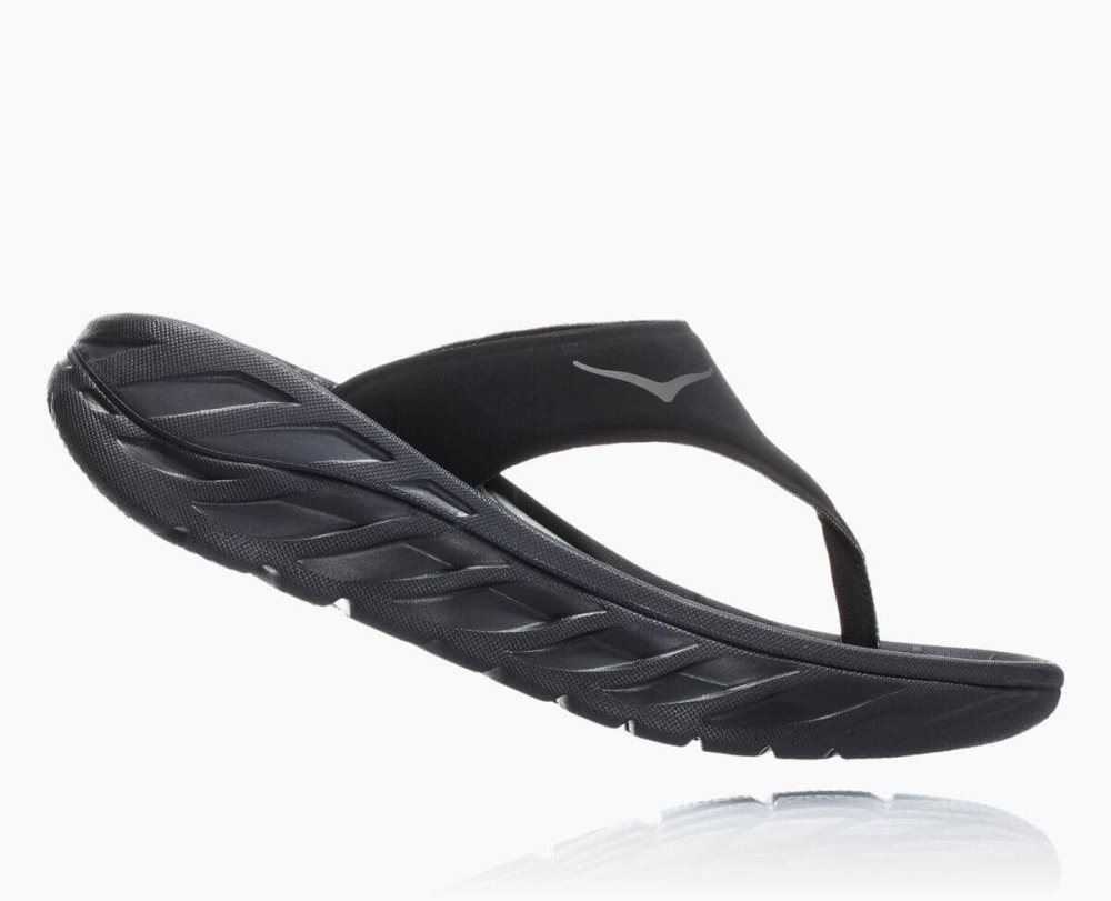 Tong Hoka ORA Femme Noir Grise Foncé | JSIL26984