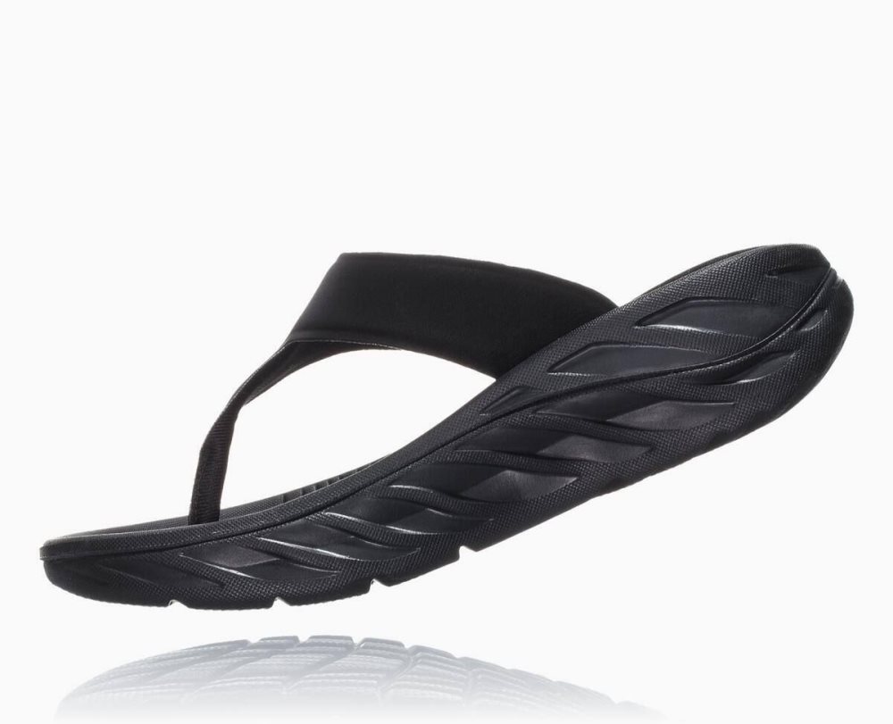 Tong Hoka ORA Homme Noir Grise Foncé | WSPX79250