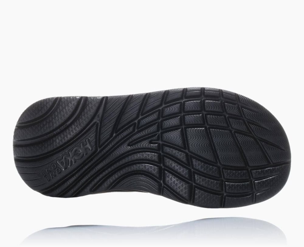 Tong Hoka ORA Homme Noir Grise Foncé | WSPX79250